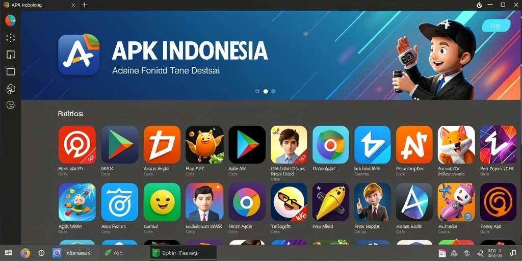 Gambar tampilan awal game yang menarik.