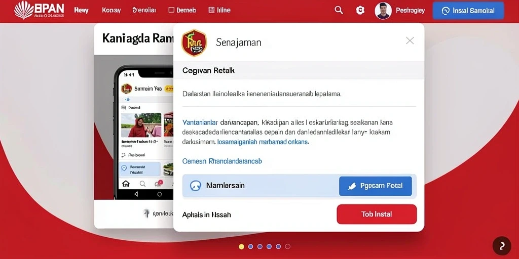 Tampilan pertama yang memukau dan mudah dipahami.