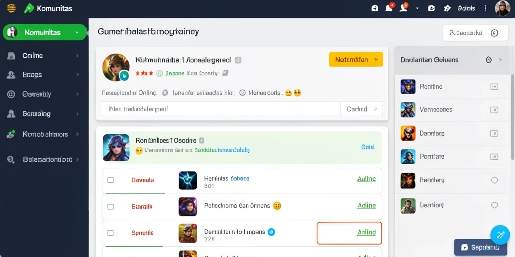 Tampilan antarmuka yang user-friendly dan menarik.