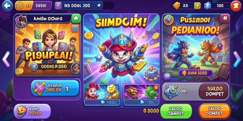 Tampilan awal aplikasi yang menarik dan modern.