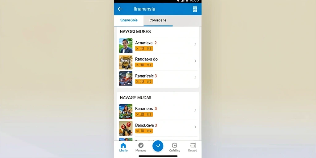 Tampilan antarmuka yang menarik dan modern.