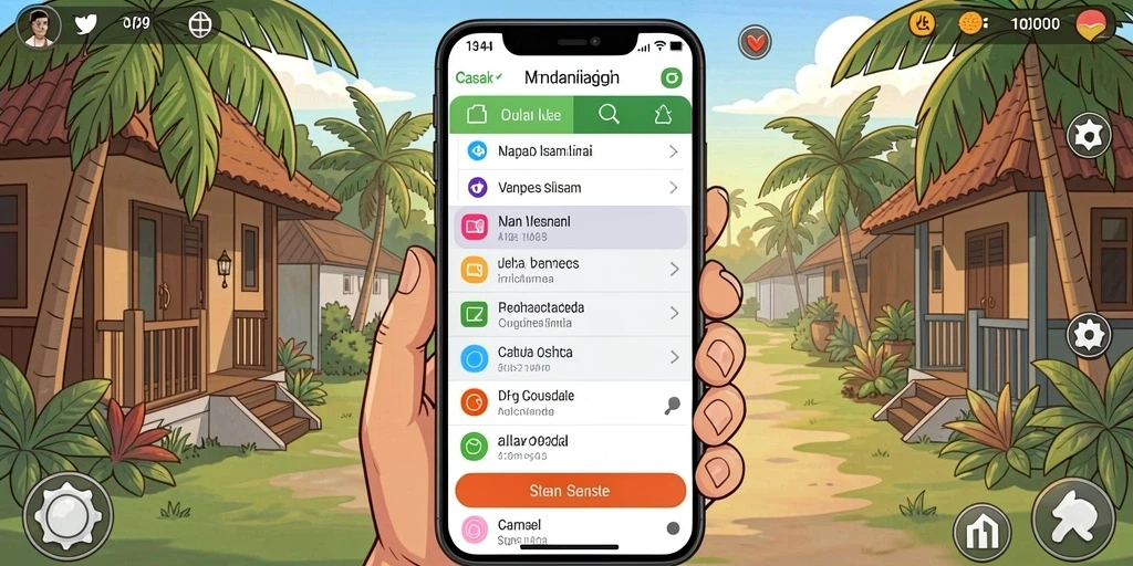 Tampilan utama aplikasi yang menarik dan user-friendly.