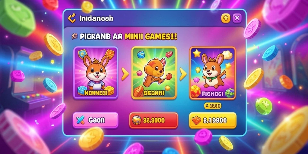 Tangkapan layar pertama menunjukkan pertarungan seru di arena.