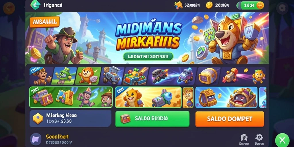 Screenshot tampilan antarmuka pengguna yang menarik.