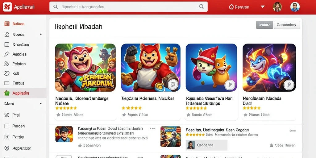 Tampilan menu yang intuitif dan mudah digunakan.