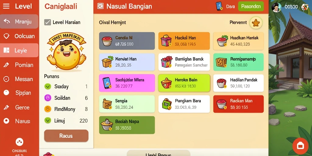 Tampilan utama aplikasi TOBAWIN88 yang modern.